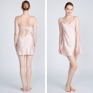 NWT Rya Collection Anthropologie Fresh Satin Chemise